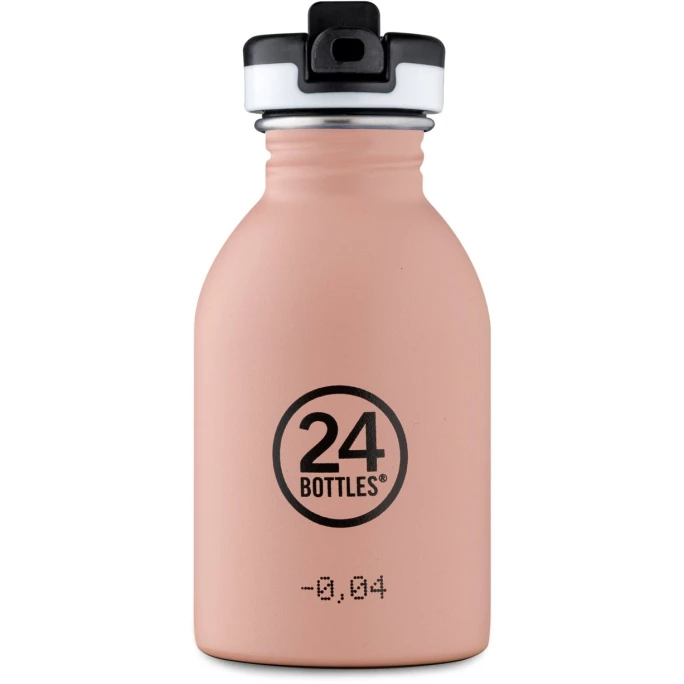Neu ✨ 24 Bottles Kids Bottle Sport Lid Trinkflasche - 250 Ml - Dusty Pink ???? 1 Neu ✨ 24 Bottles Kids Bottle Sport Lid Trinkflasche - 250 Ml - Dusty Pink ????