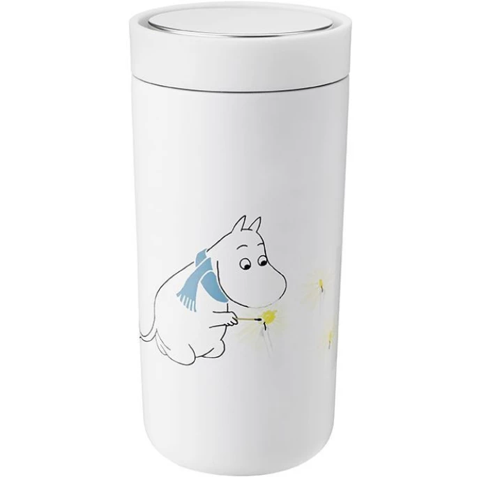 Auslauf ???? Stelton To-Go Click Moomin Thermobecher - 400 Ml - Dark Steel - Frost ❤️ 2 Auslauf ???? Stelton To-Go Click Moomin Thermobecher - 400 Ml - Dark Steel - Frost ❤️ – Bild 2