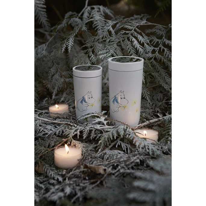 Auslauf ???? Stelton To-Go Click Moomin Thermobecher - 400 Ml - Dark Steel - Frost ❤️ 3 Auslauf ???? Stelton To-Go Click Moomin Thermobecher - 400 Ml - Dark Steel - Frost ❤️ – Bild 3
