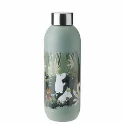 Aktion 🥰 Stelton Keep Cool Moomin Trinkflasche - 750 Ml - Dusty Green 🎁