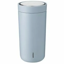 Großhandel ???? Stelton To Go Click Stahl 685 Thermobecher - 400 Ml - Cloud ????