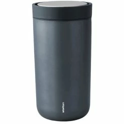 Rabatt ???? Stelton To Go Click Stahl 675 Thermobecher - 200 Ml - Blue/metallic ⭐
