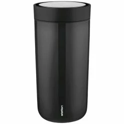 Bestes Angebot ???? Stelton To Go Click Stahl 685 Thermobecher - 400 Ml - Black ????