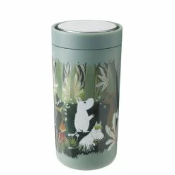 Blitzangebot ⭐ Stelton To-Go Click Moomin Isolierbecher - 200 Ml - Soft Dusty Green ????