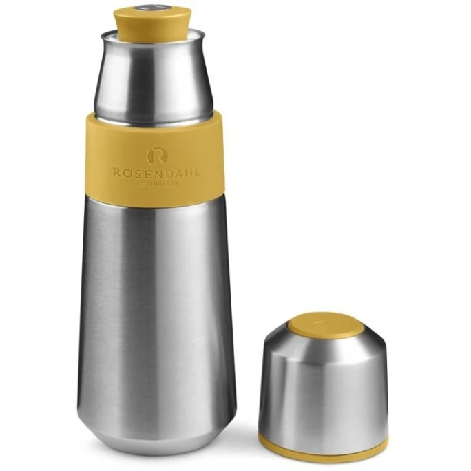 Neu ???? Rosendahl Copenhagen Rosendahl Grand Cru Isolierflasche - 650 Ml - Ocker ???? 2 Neu ???? Rosendahl Copenhagen Rosendahl Grand Cru Isolierflasche - 650 Ml - Ocker ???? – Bild 2