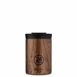 Bester Verkauf ???? 24 Bottles Travel Tumbler Wood Isolierbecher Mini - 350 Ml - Sequoia Wood ????